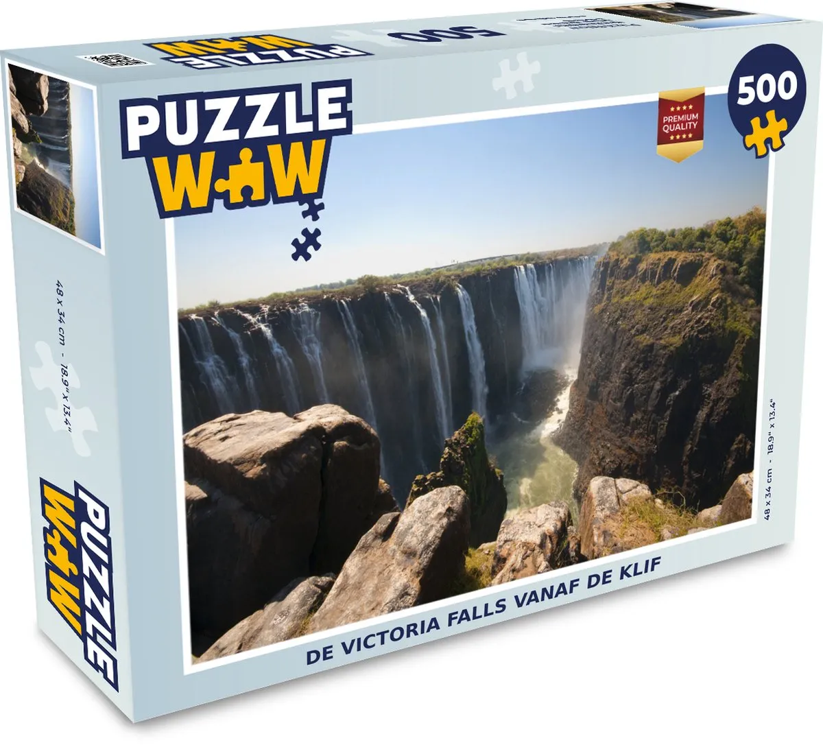 PuzzleWow De Victoria Falls Legpuzzel 500 Stuks