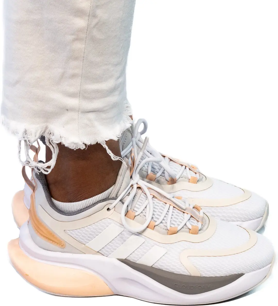 Adidas Alphabounce+ LSI05 Schoenen - Wit - 40 2/3 - afbeelding 2 van 6