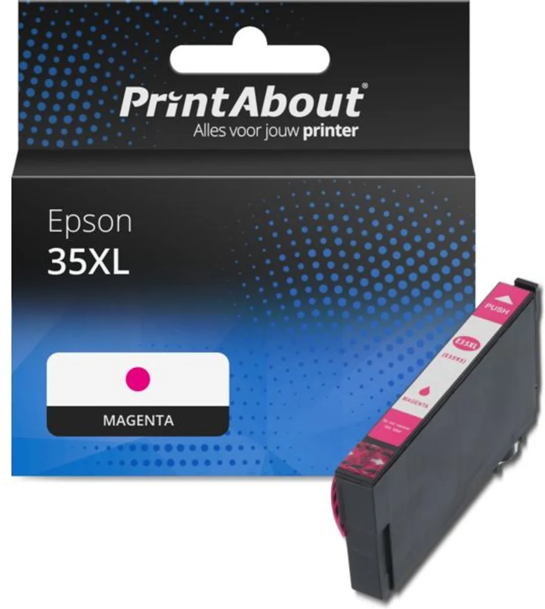 PrintAbout Epson 35XL Inktcartridge Magenta