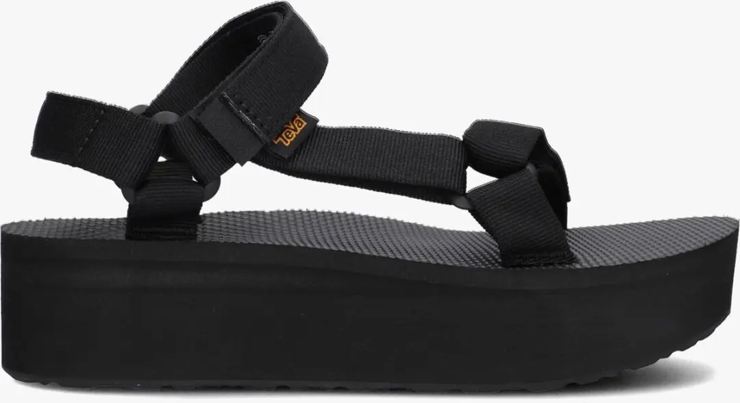 TEVA DAMES SANDALEN PLATFROM BLACK sandalen / waterschoenen / sandaal