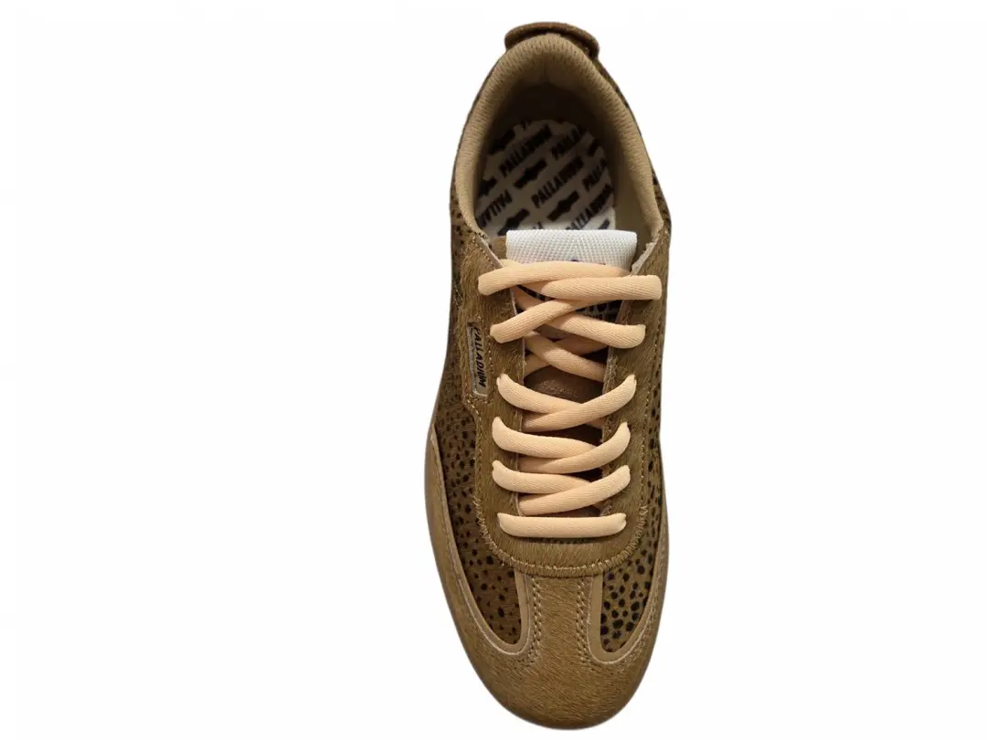 Palladium Pallacup Casual Pony Irish Brown Sneakers - Beige - afbeelding 3 van 4