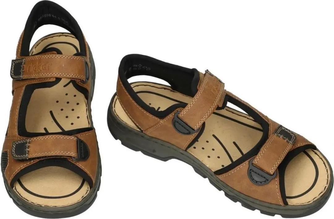 Rieker Heren Sandalen 44 - Bruin - afbeelding 2 van 5