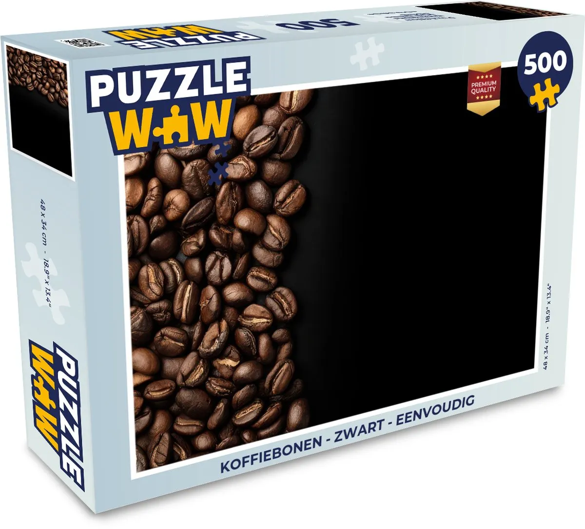 PuzzleWow Koffiebonen Legpuzzel 500 Stuks