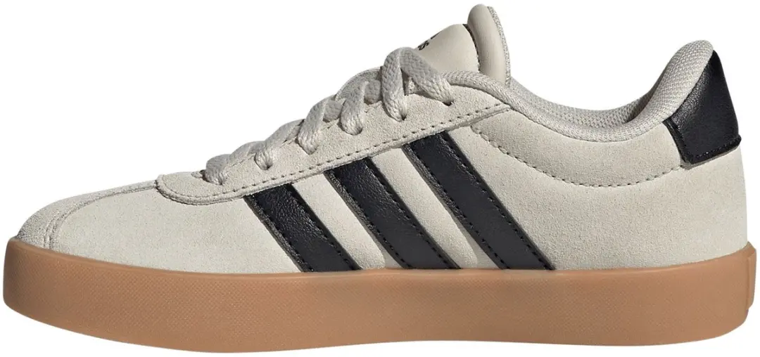 Adidas VL Court 3.0 Sneakers Junior 30 - Lichtgrijs/Zwart - afbeelding 2 van 6