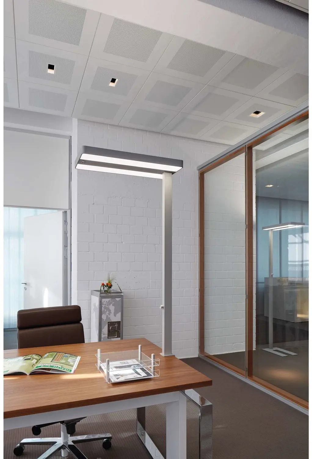 MAULjuvis Bureaulamp LED 34W - Zilver - Dimbaar - afbeelding 3 van 6