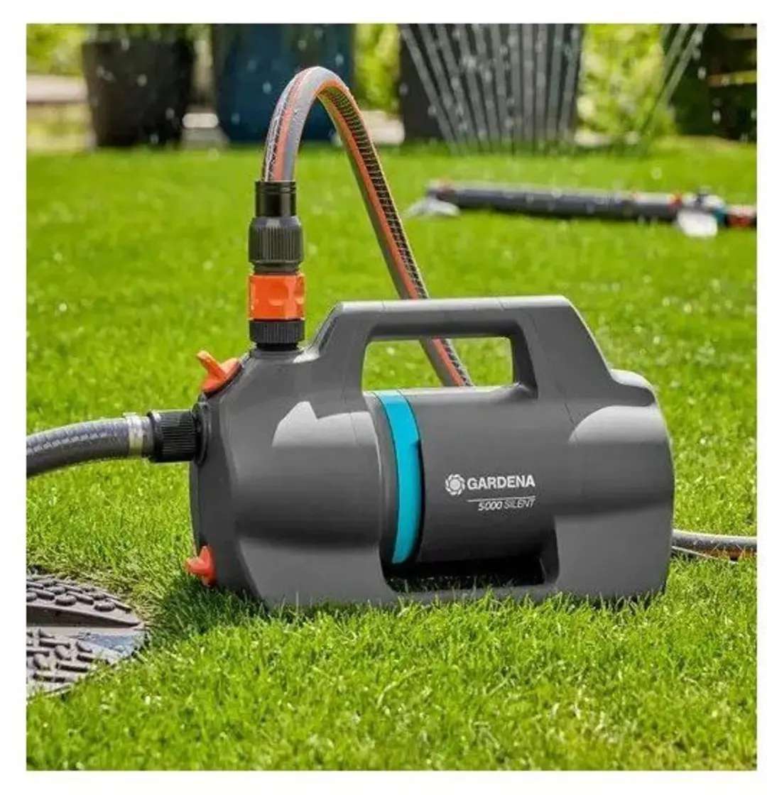 Gardena 5000 Silent Tuinpompset 5.100 l/u - 7m Zuiggarnituur - afbeelding 6 van 6