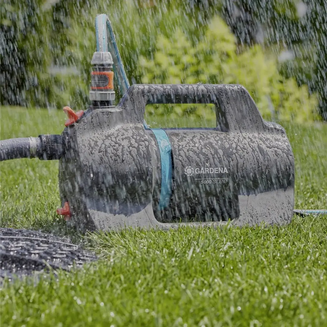 Gardena 5000 Silent Tuinpompset 5.100 l/u - 7m Zuiggarnituur - afbeelding 3 van 6