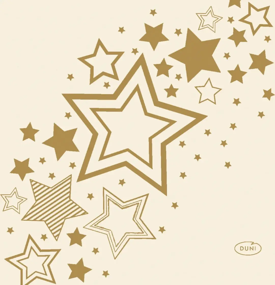 Servet l24b24 holiday star cream 20st Duni
