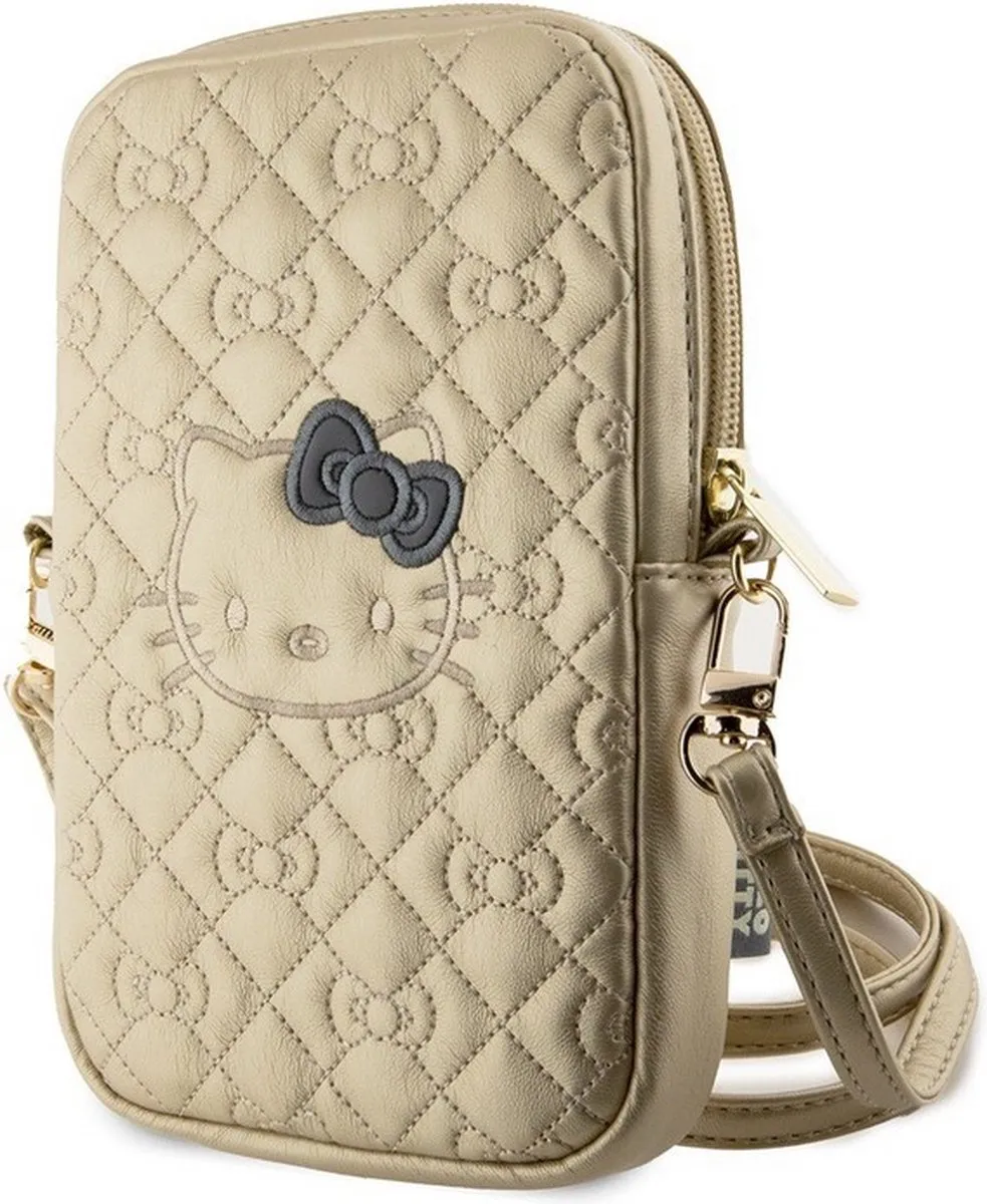 Hello Kitty Quilted Hoesje Goud