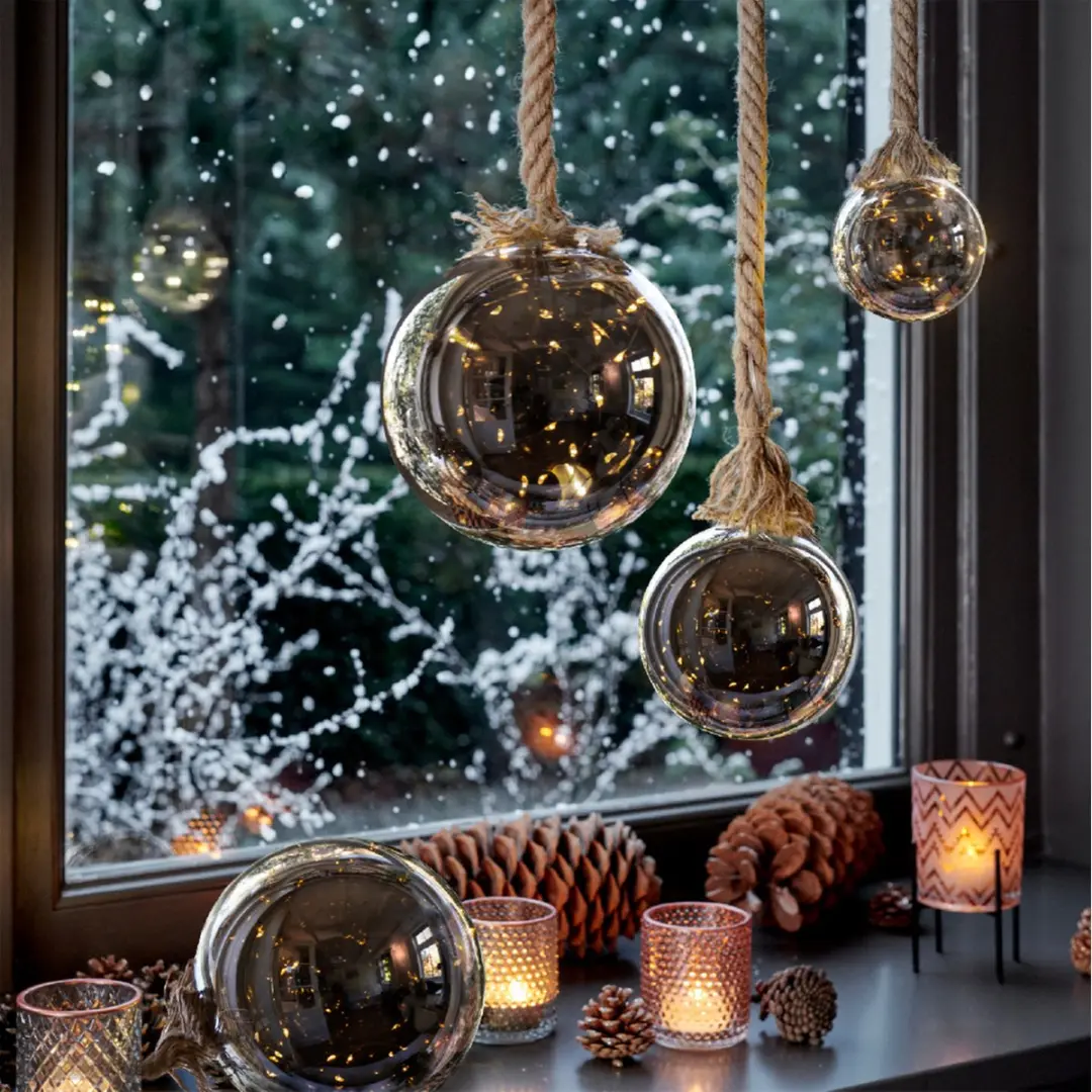 Lumineo LED Kerstbol 40 Warm Wit - 20x80cm - afbeelding 2 van 6