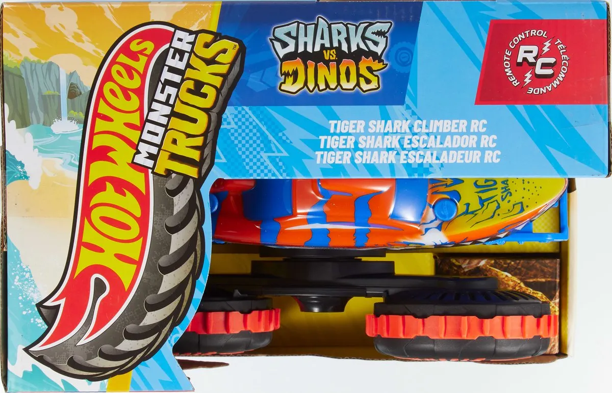 Hot Wheels Monstertrucks JFR39 Tigerhaaiklimmer RC Voertuig