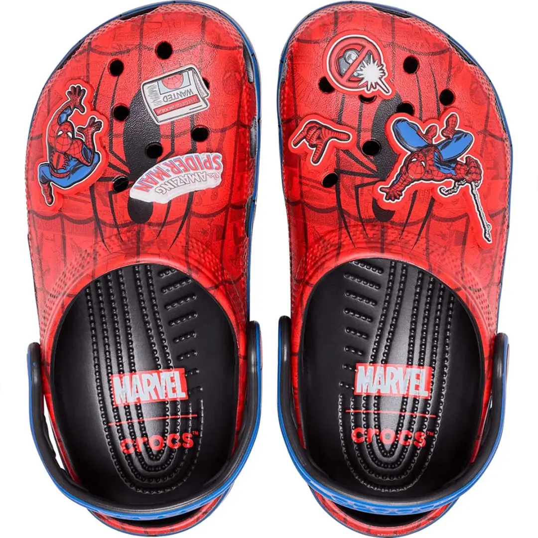Crocs Spider-Man Classic Klompen - Rood EU 33-34 - afbeelding 6 van 6