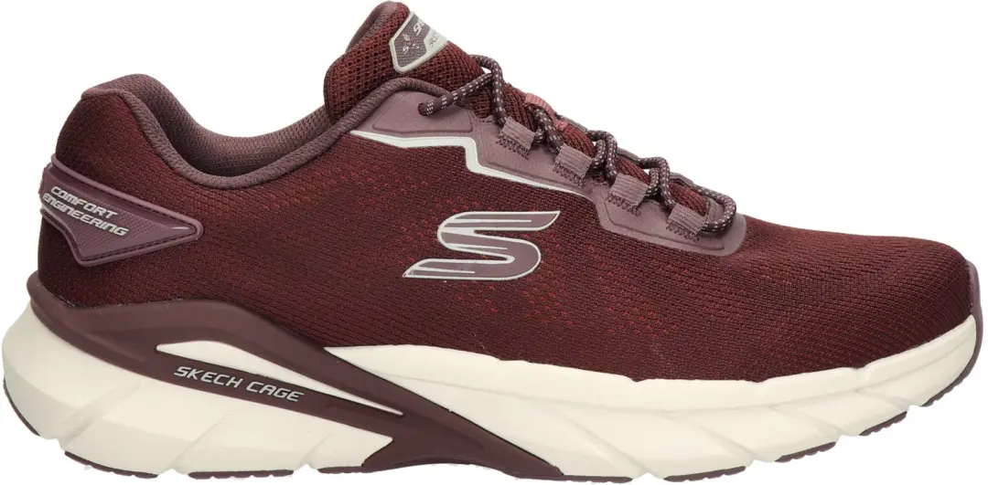 Skechers Skech Cage Kariv heren sneaker - Bordo - Maat 45