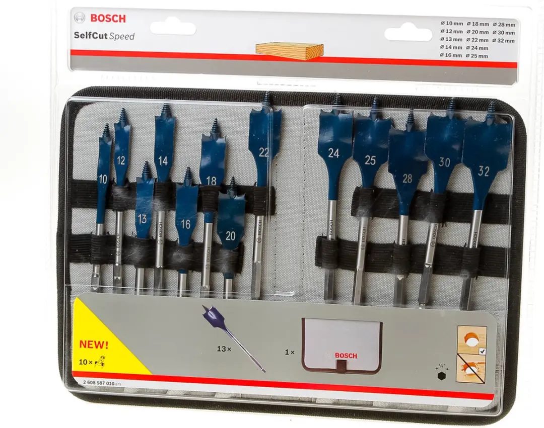 Bosch 13-delige Speedborenset Self Cut Speed In