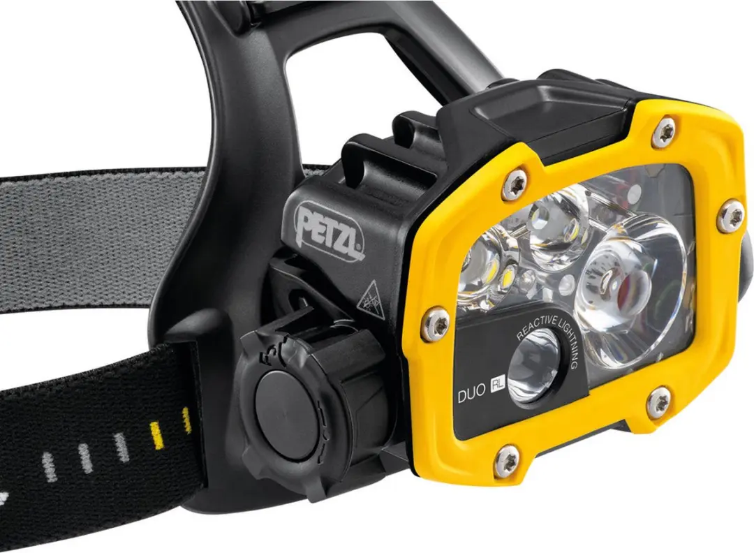 Petzl Duo RL Hoofdlamp - 3000 Lumen - Zwart/Geel - afbeelding 6 van 6