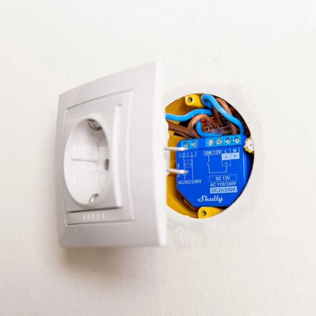 Shelly Plus 1 Relais Schakelaar 16A Smart Home WiFi