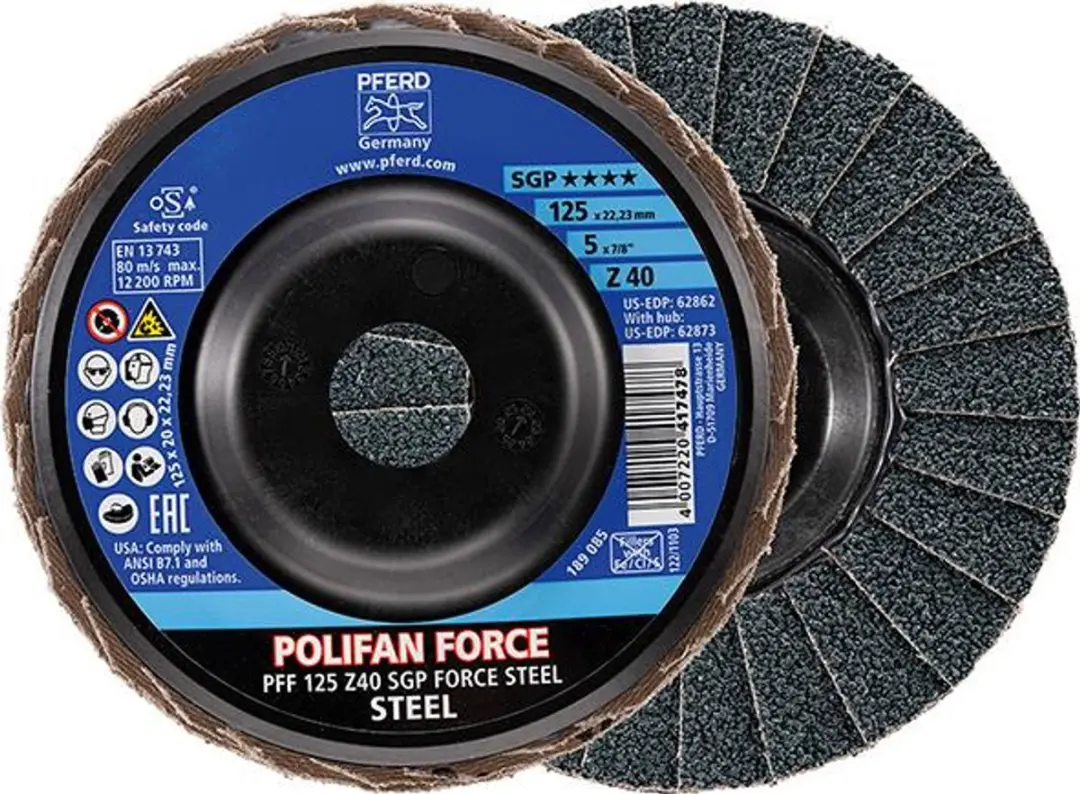Pferd Lamellenschijf FORCE SGP STEEL 125mm