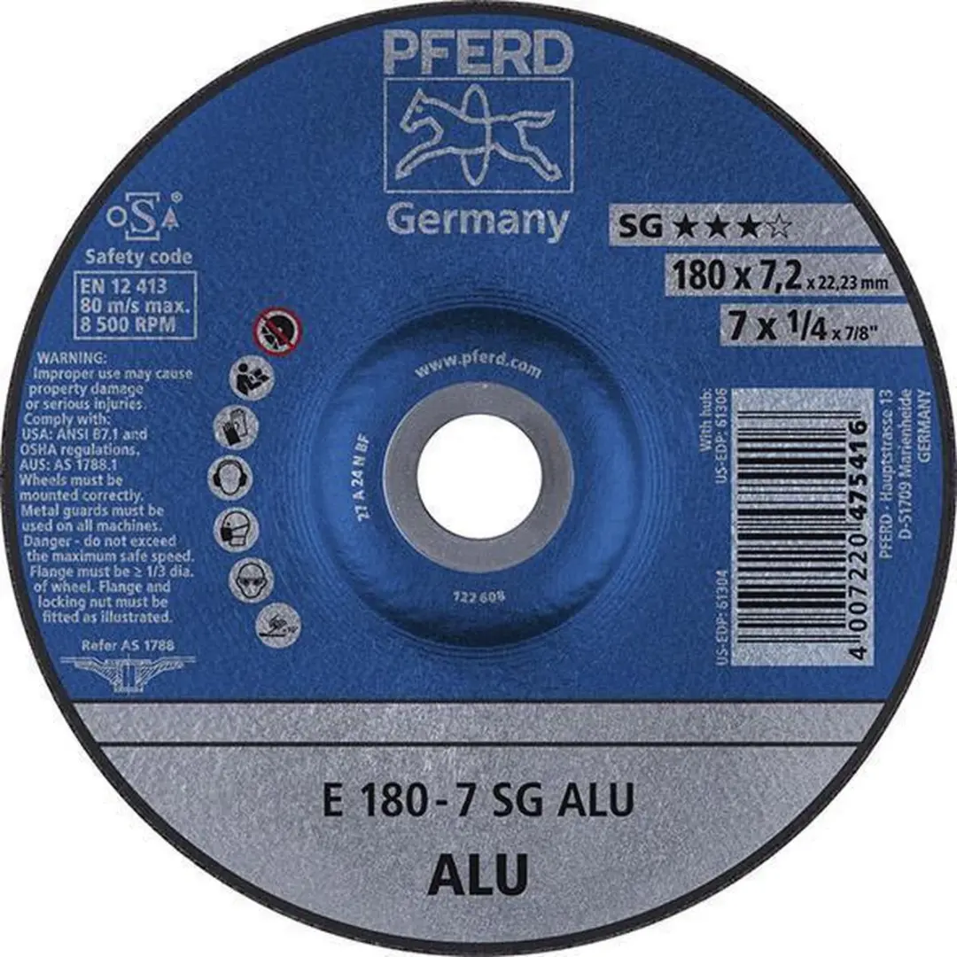 Pferd Slijpschijf Aluminium A24 NSG 115mm