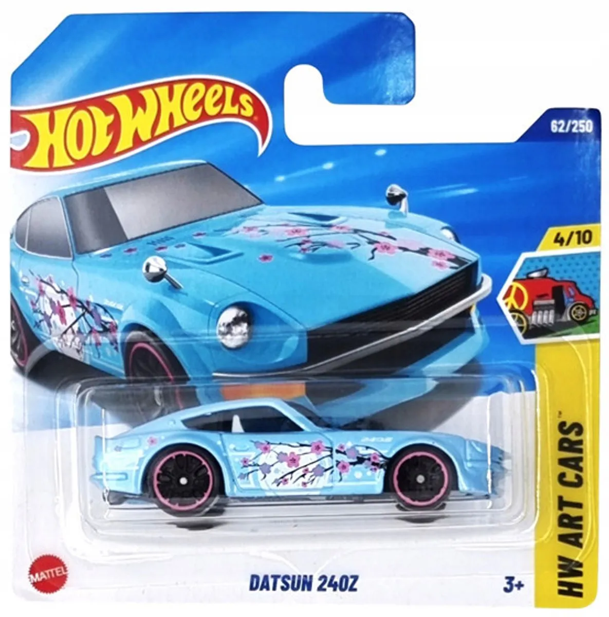 Hot Wheels Datsun 240Z Blue Blossom Art Cars 21A