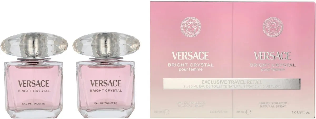 Versace Bright Crystal Eau de Toilette 60ml (2x30ml)