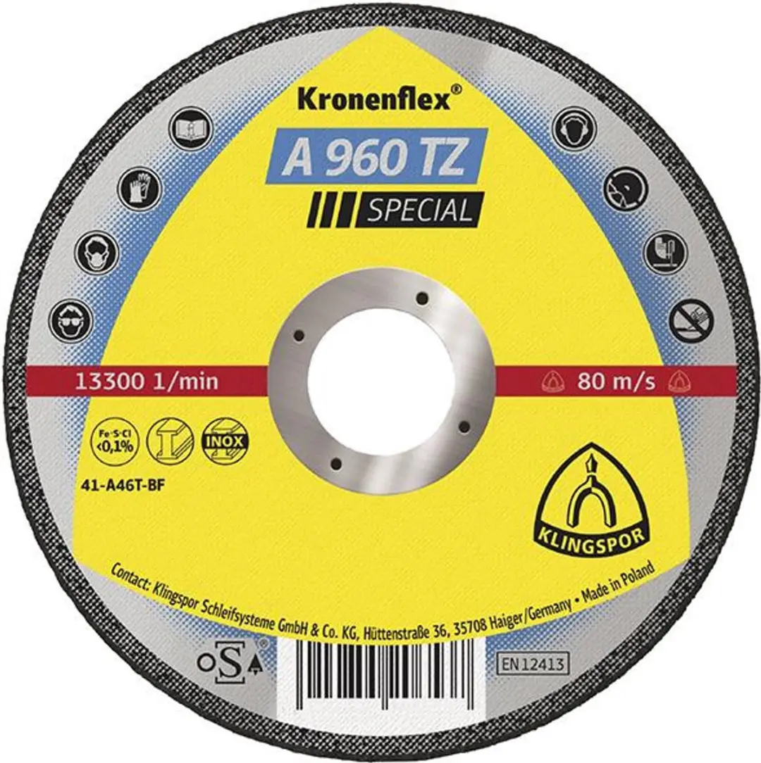 Klingspor A960TZ Doorslijpschijf 115x1,0mm