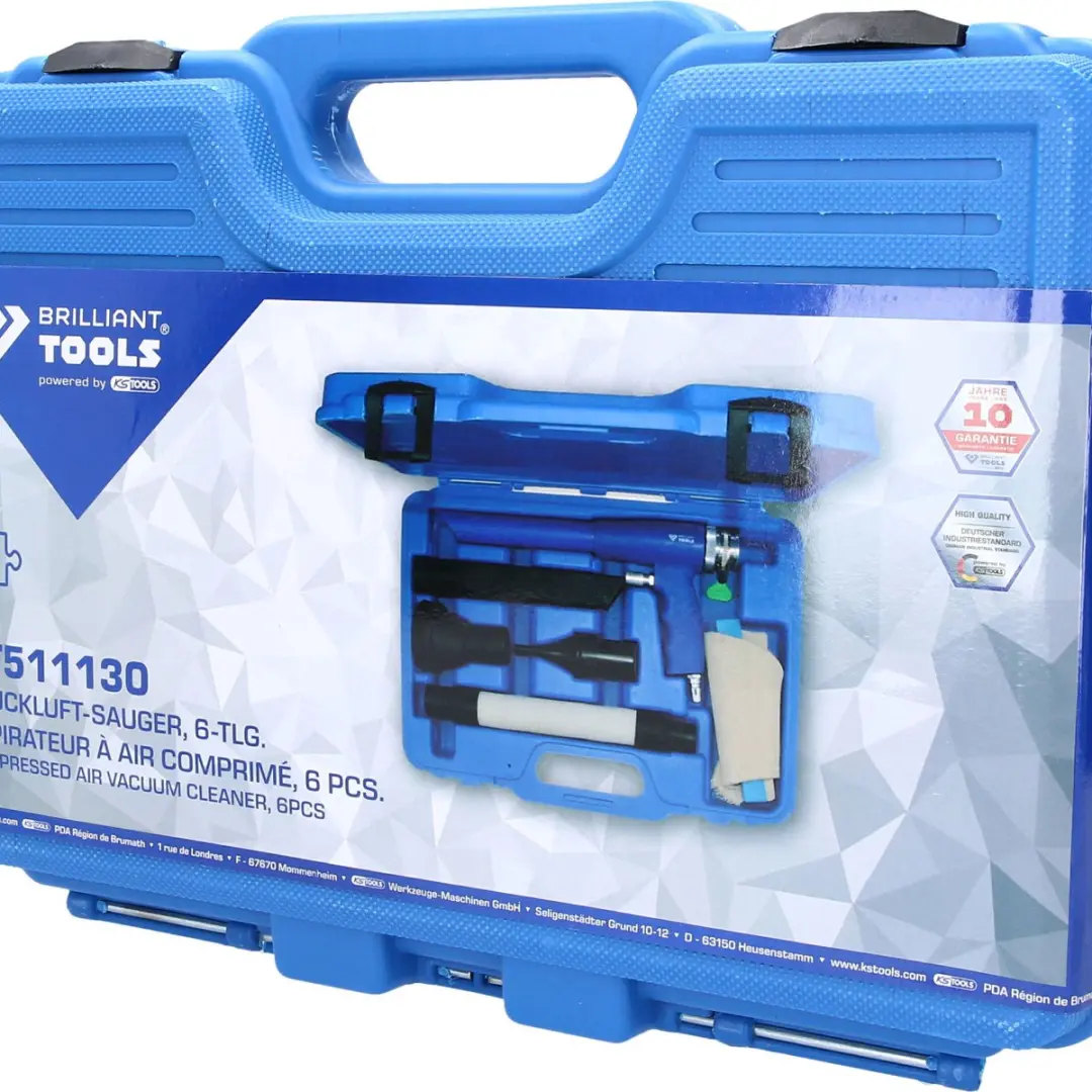 Brilliant Tools BT511130 Persluchtstofzuiger - 6 Stuks