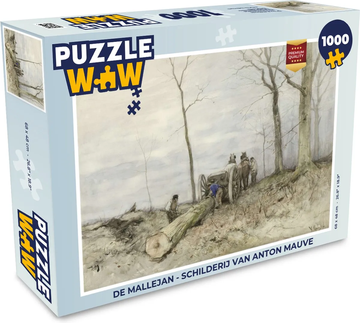 PuzzleWow De Mallejan Legpuzzel 1000 Stuks
