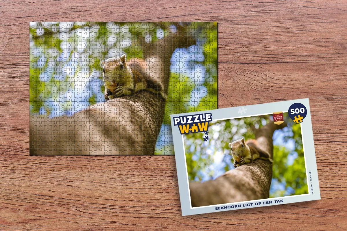PuzzleWow Legpuzzel 500 Stuks - Multicolor