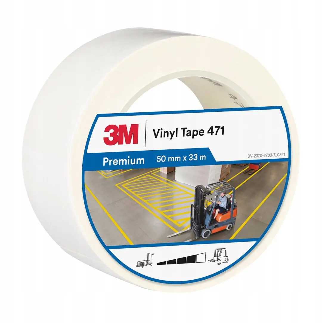 3M Vinyl Tape 471 Wit