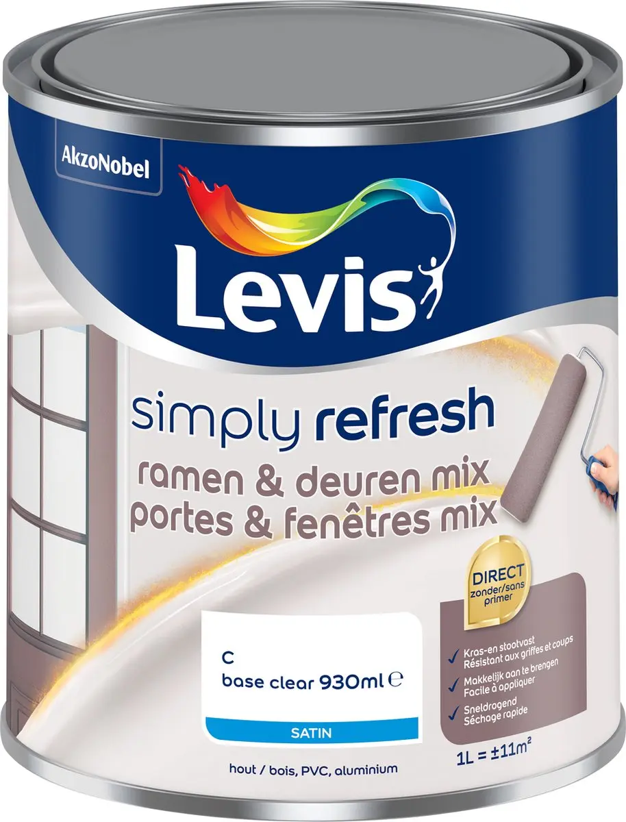 LV SR RAMEN & DEUREN SATIN MIX CLEAR 930ML