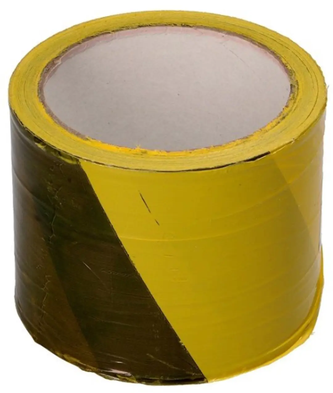 Waarschuwingslint Geel-Zwart 80mm x 100m