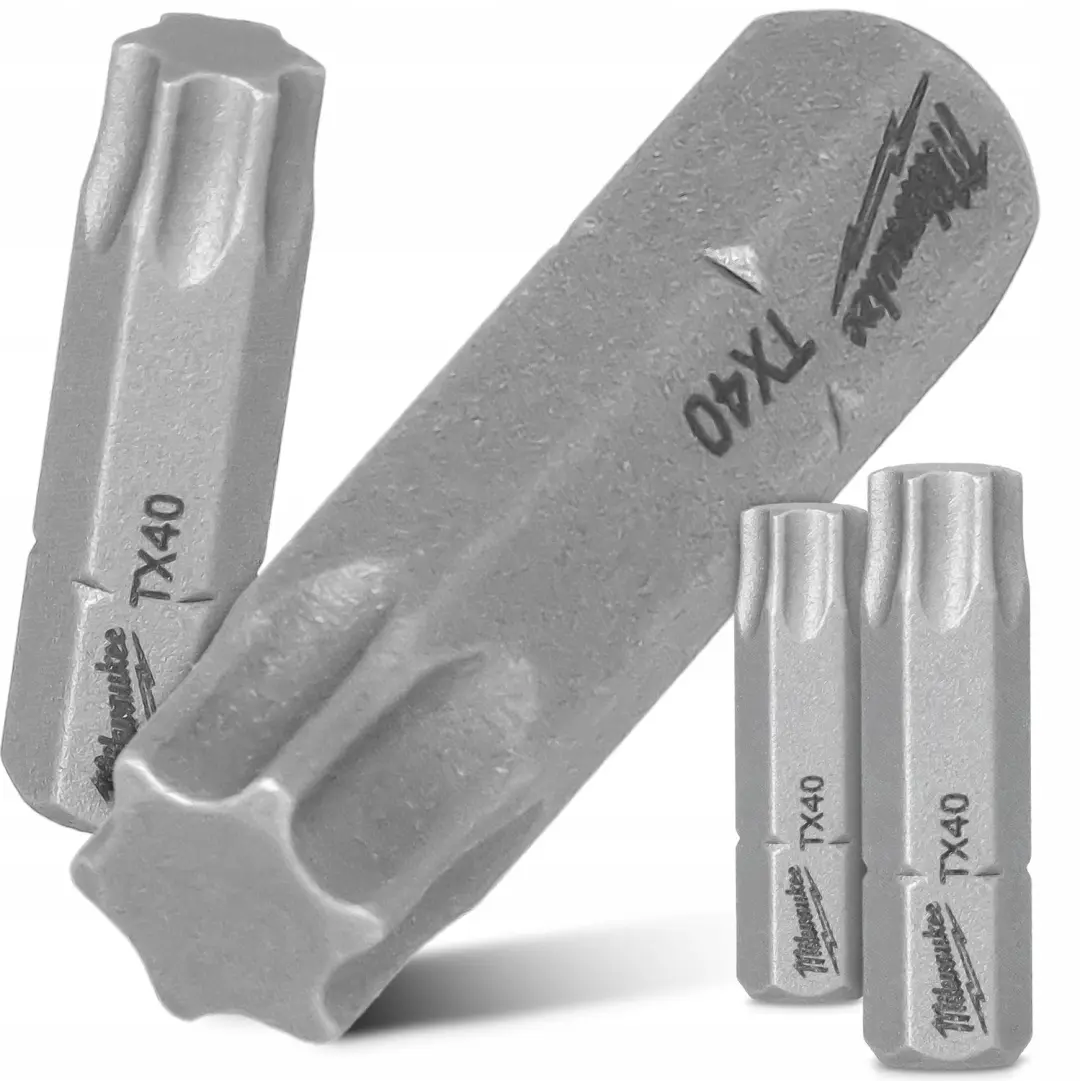 Milwaukee Torx TX40 Bits 25mm Magnetisch (2 Stuks)