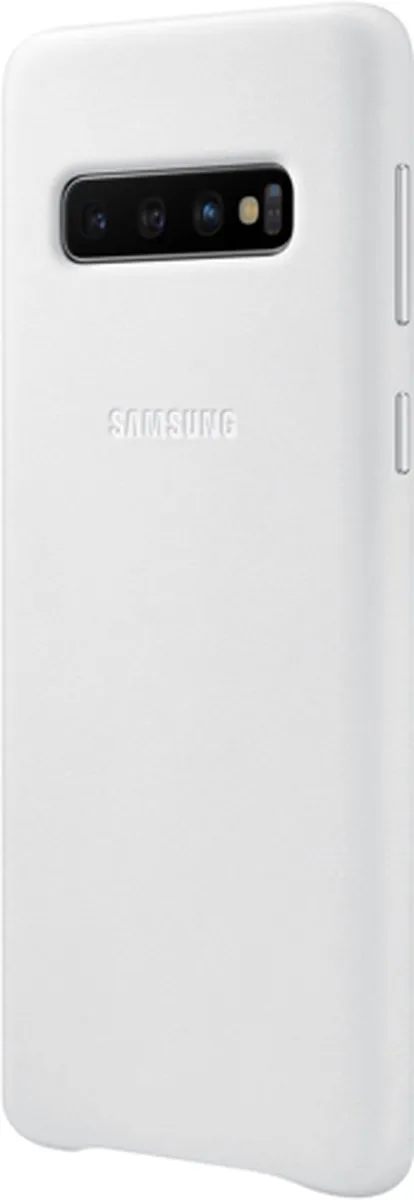 Samsung Lederen Cover EF-VG973LWEGWW - Wit