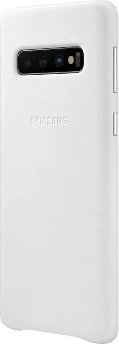 Samsung Lederen Cover EF-VG973LWEGWW - Wit