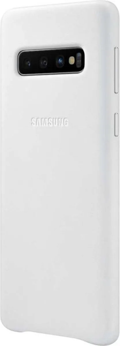 Samsung Lederen Cover EF-VG973LWEGWW - Wit