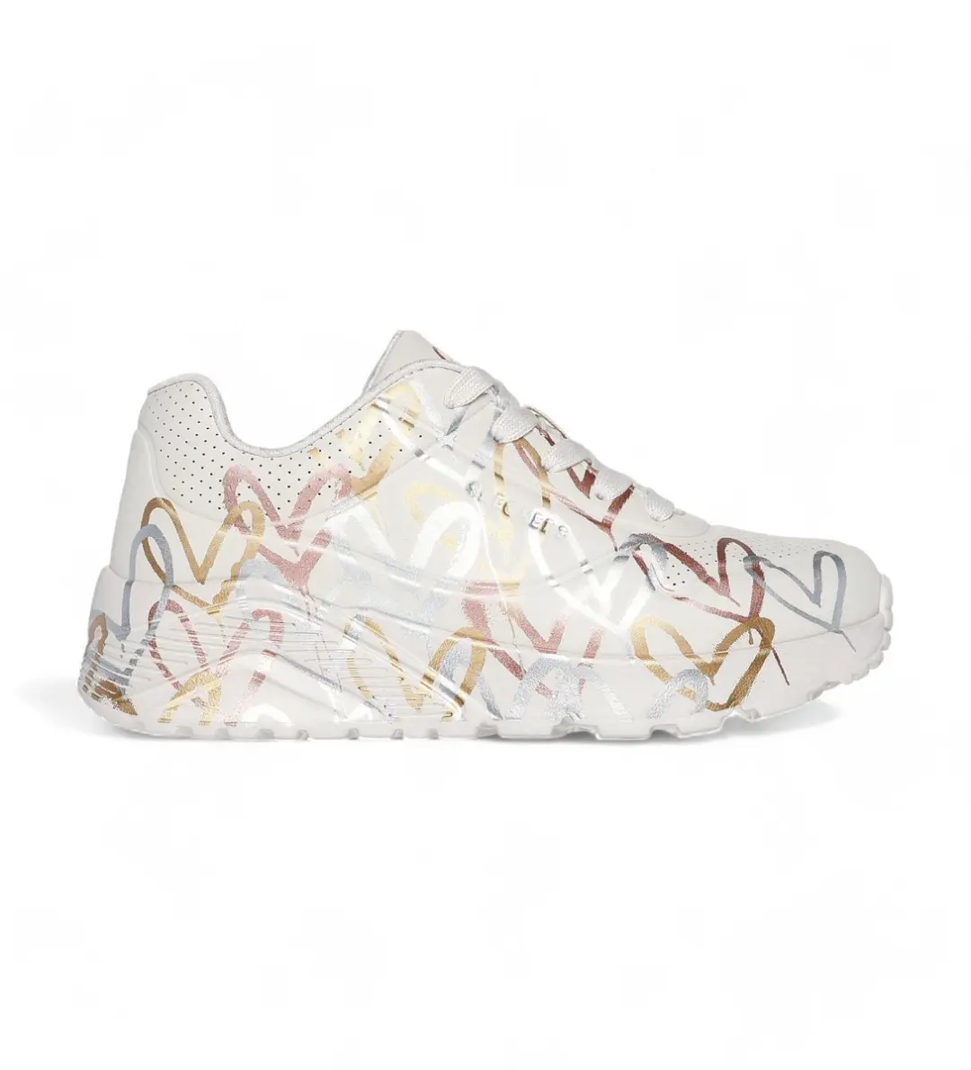 Skechers Street UNO LITE METALLIC LOVE Sneakers Meisjes 314067L NTMT