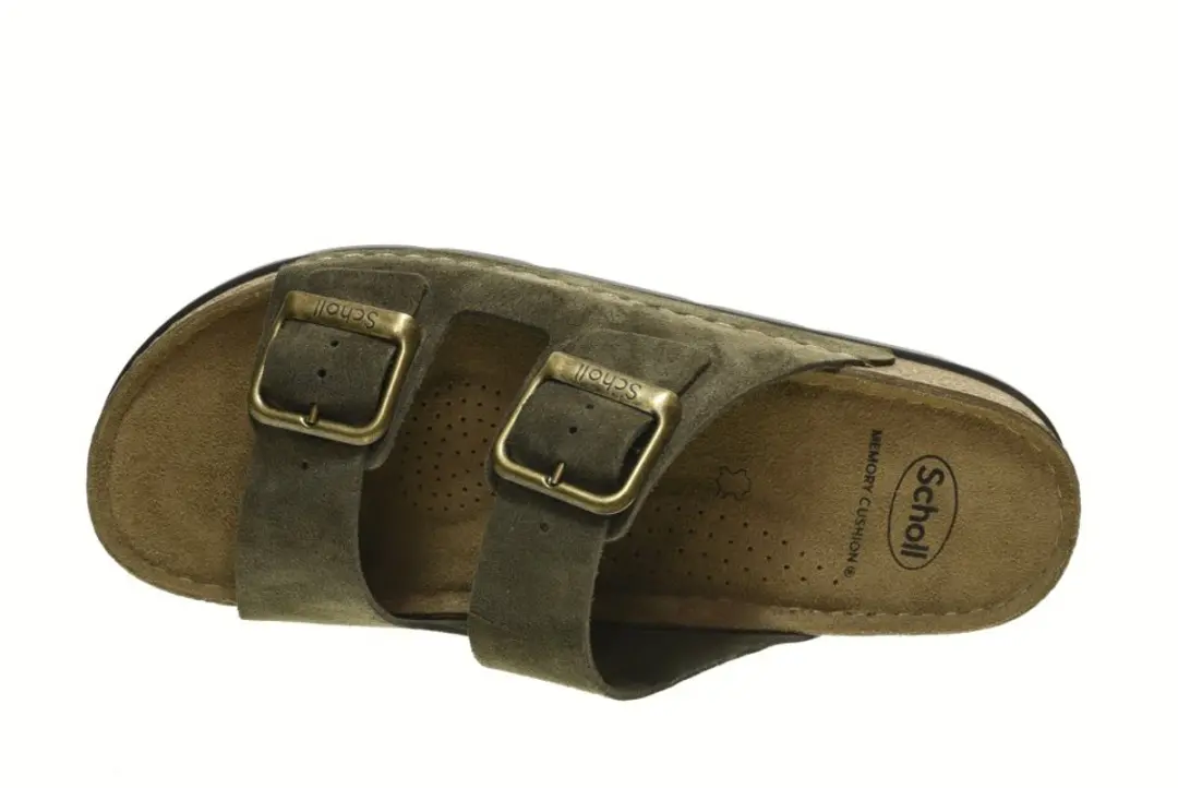 Scholl Bora Slippers 44 - Khaki - afbeelding 3 van 3