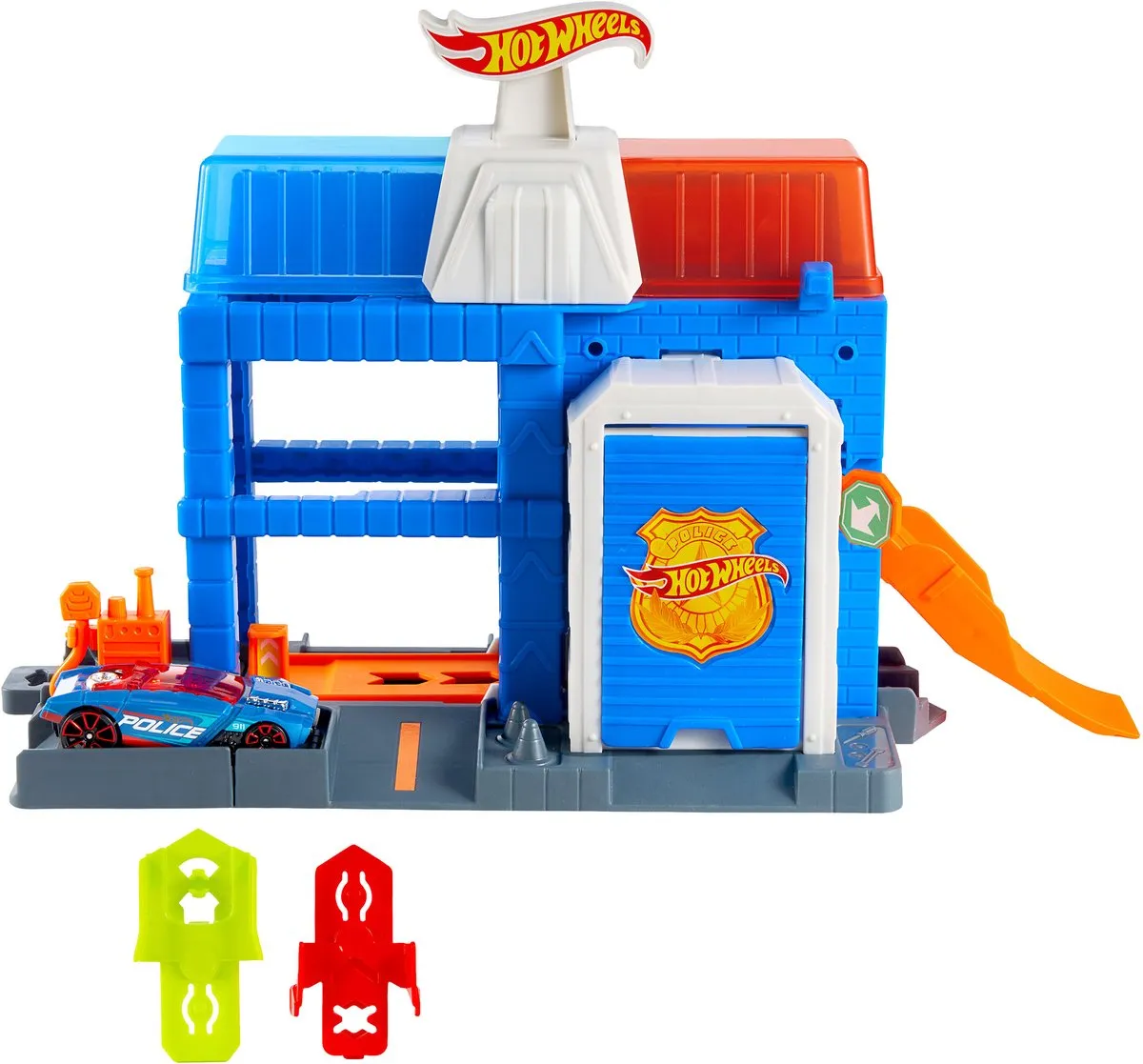 Hot Wheels City Centrum Politietoren - Multicolor