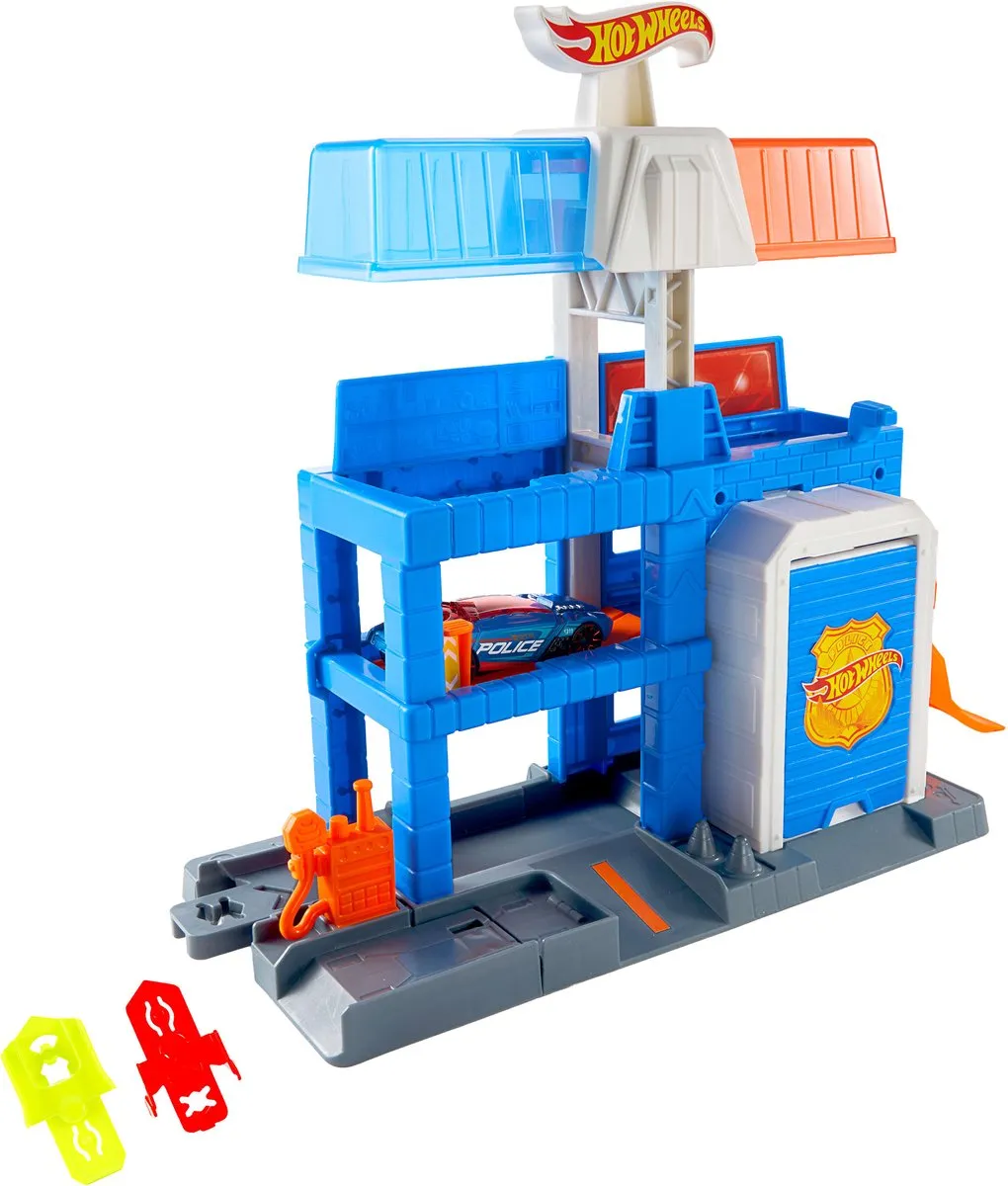 Hot Wheels City Centrum Politietoren - Multicolor