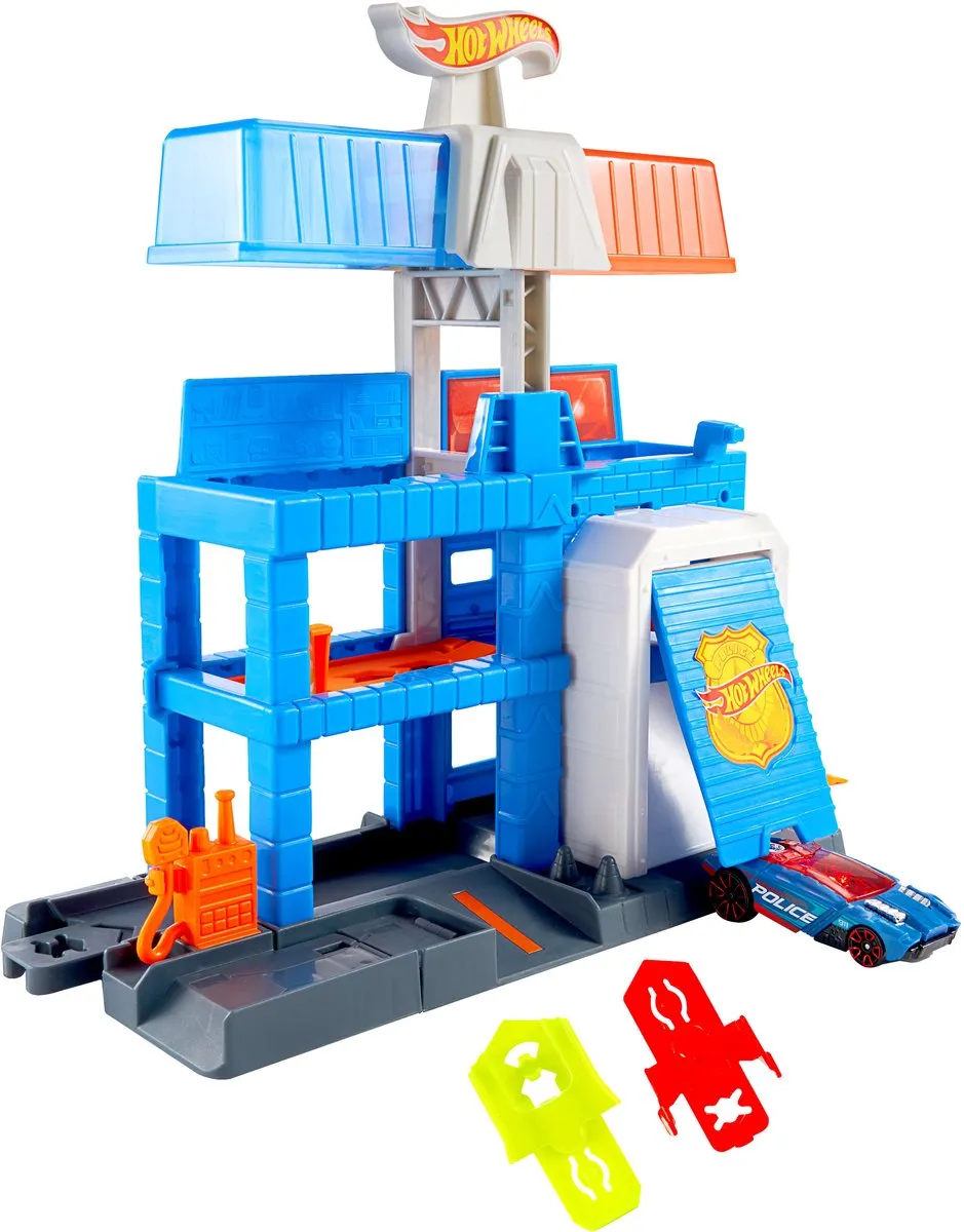 Hot Wheels City Centrum Politietoren - Multicolor