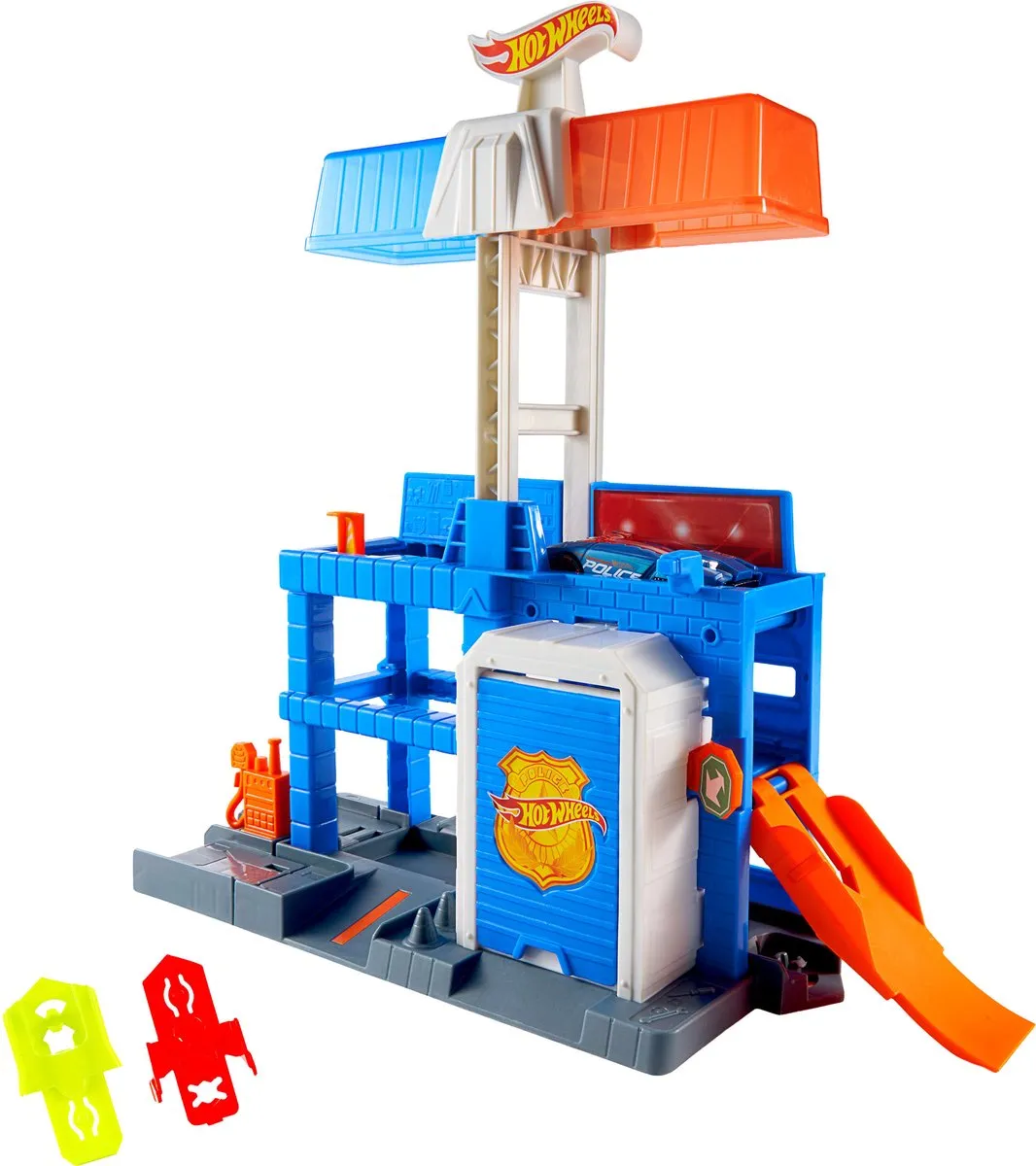 Hot Wheels City Centrum Politietoren - Multicolor