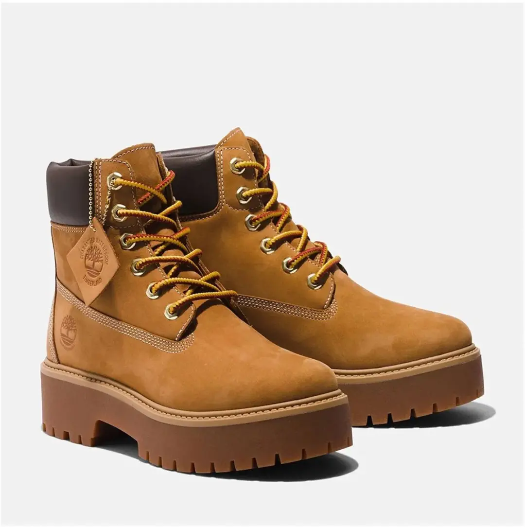 Timberland Stone Street 6 inch WP Boot - Maat 42 - Wheat - afbeelding 3 van 6