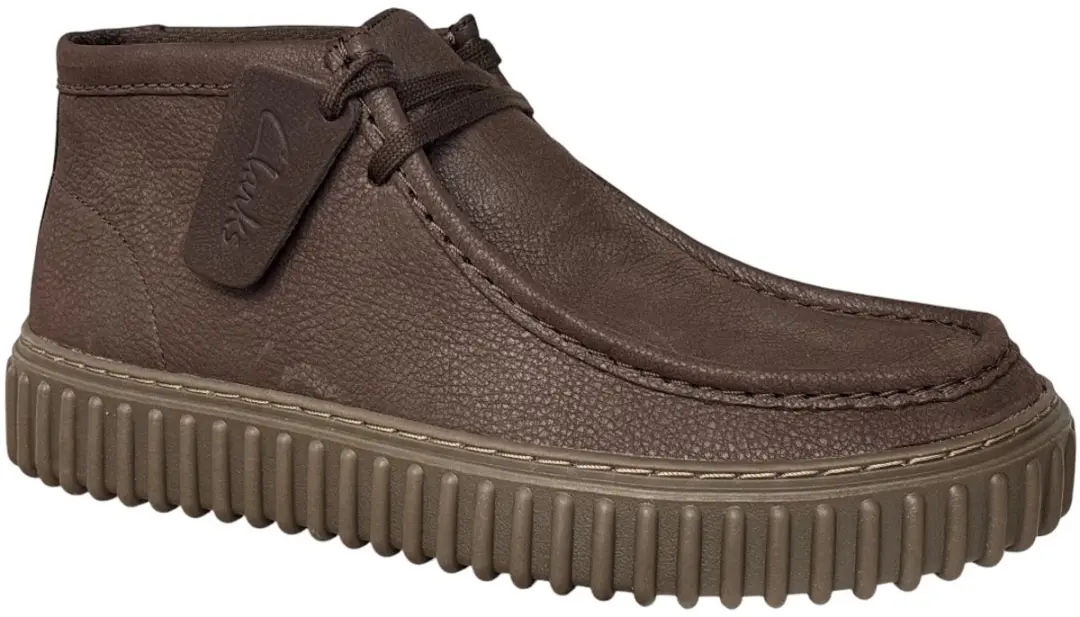Clarks Torhill Hi Booties - Donkerbruin Leder - EU 41 - afbeelding 2 van 6