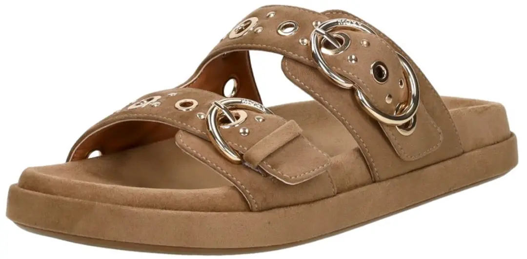 Mexx Toma Sikiel Slippers - Dames - Camel - Maat 41 - afbeelding 5 van 6