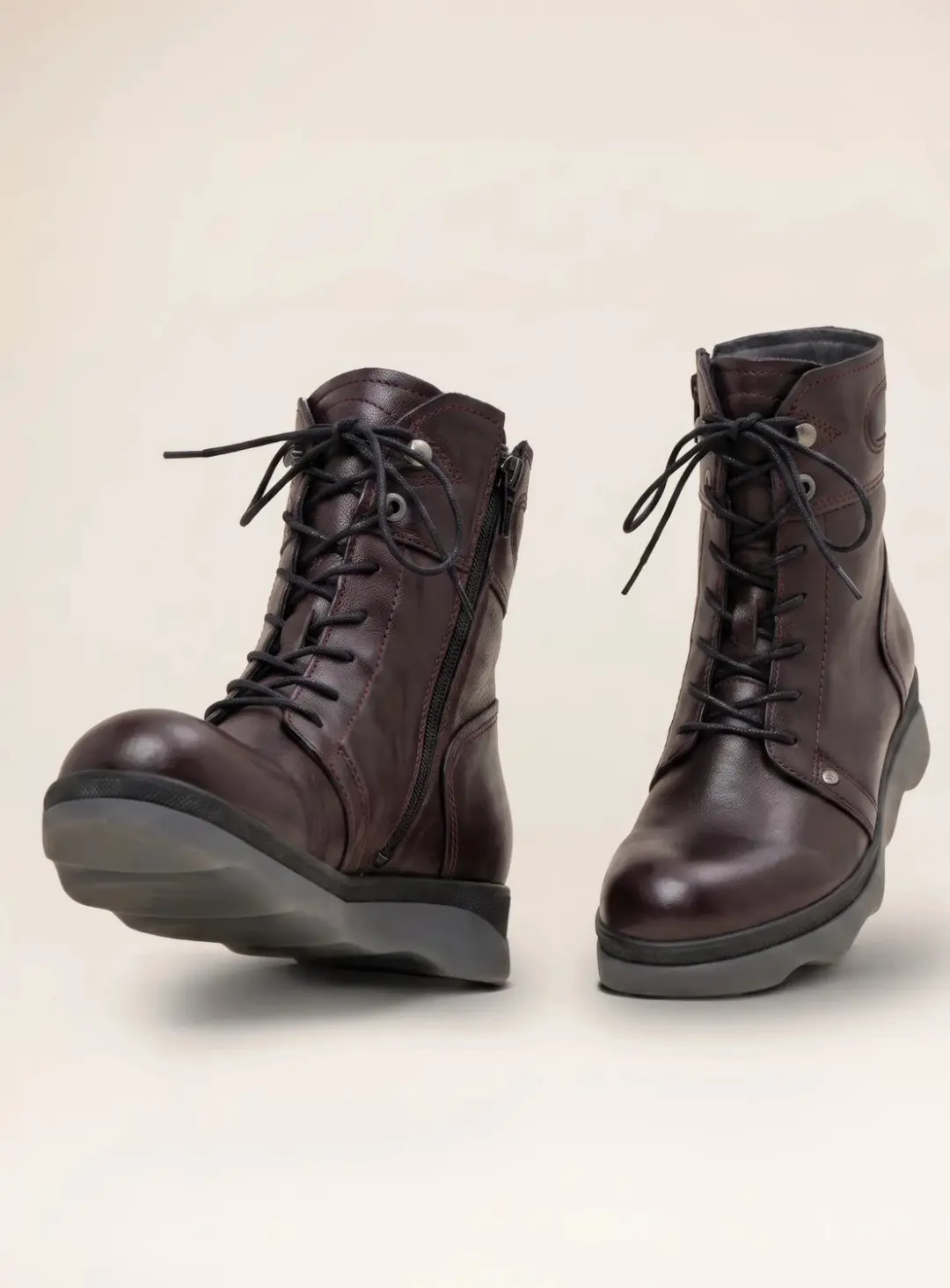 Wolky Destiny HV Montana Dames Veterboot - Bordeaux - afbeelding 3 van 4