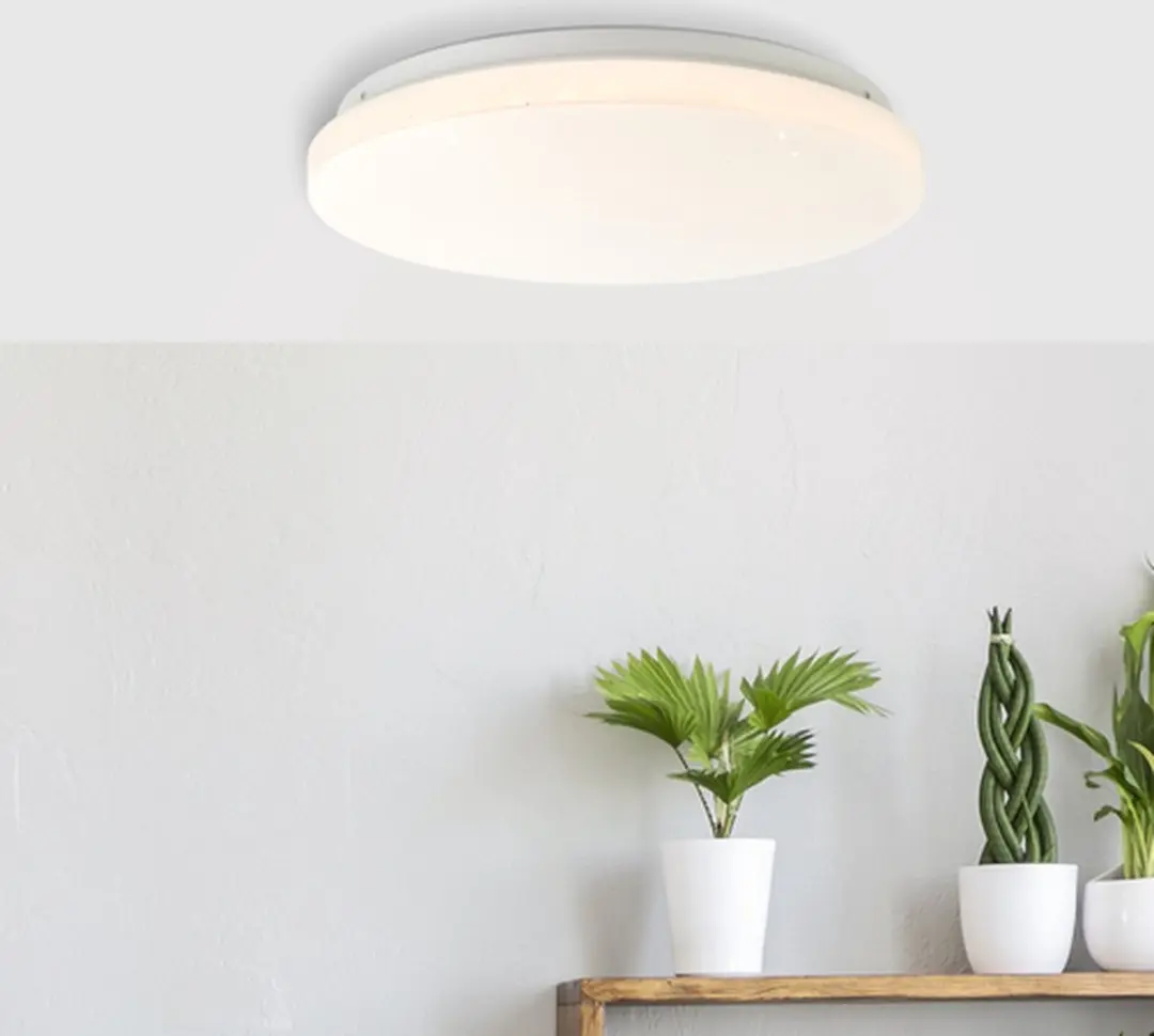 Brilliant Farica Starry Plafondlamp LED 18W 3000K - Wit - afbeelding 4 van 6