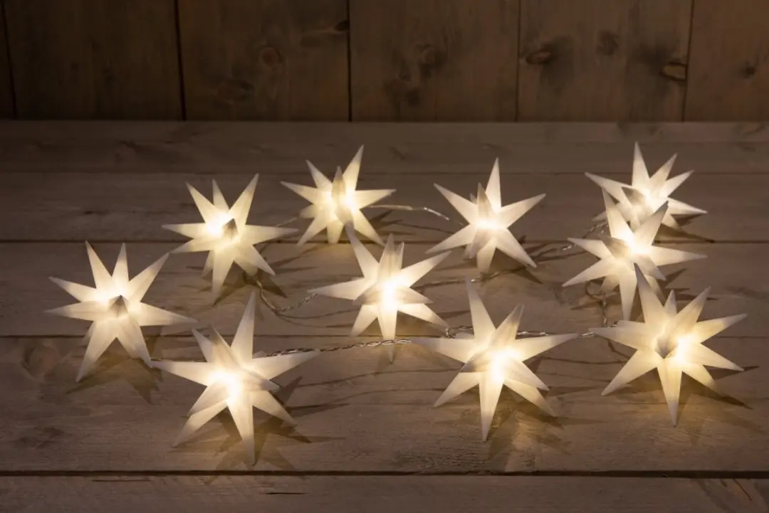 Anna's Collection Hygge LED-sterren slinger 10 lampjes 1,5m