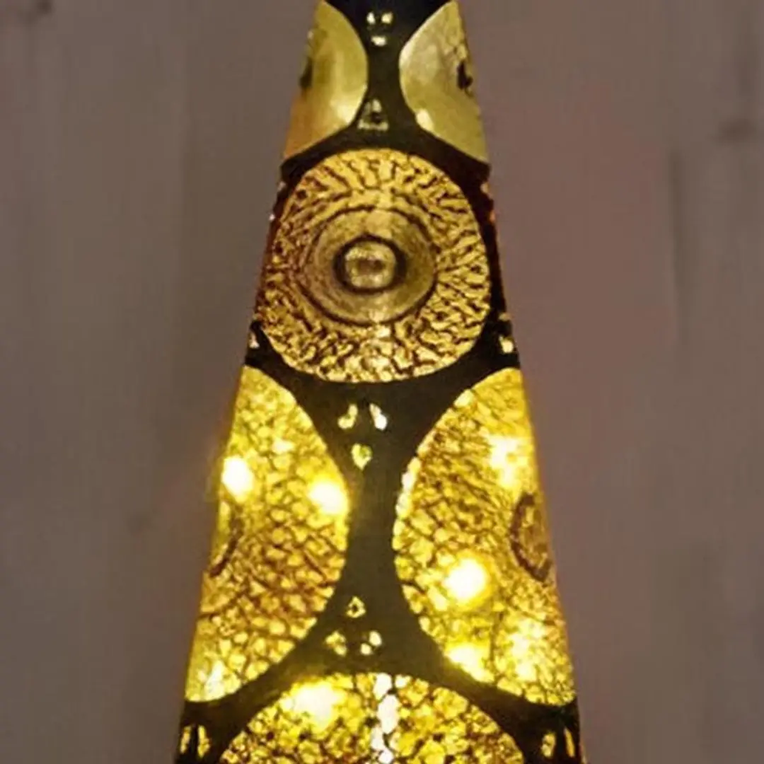 Anna's Collection Kerstboompje Marrakech 10LED Warm Wit 30x9cm