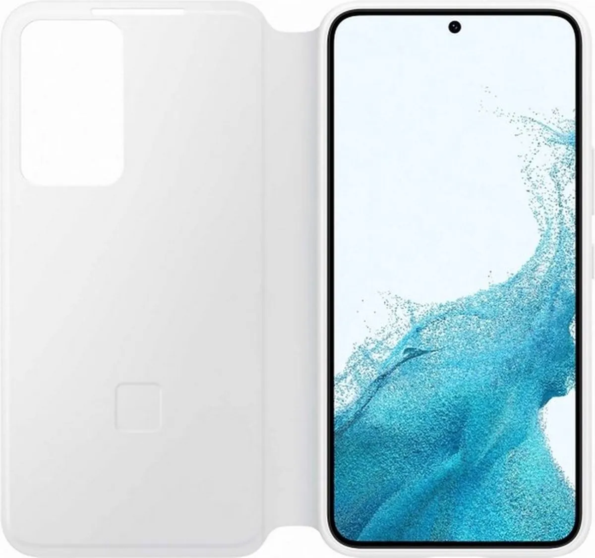 Samsung Galaxy S22+ Smart Clear-View Cover - Wit