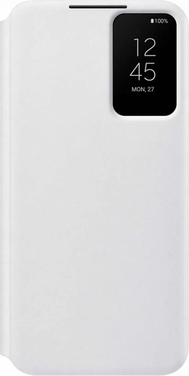 Samsung Galaxy S22+ Smart Clear-View Cover - Wit